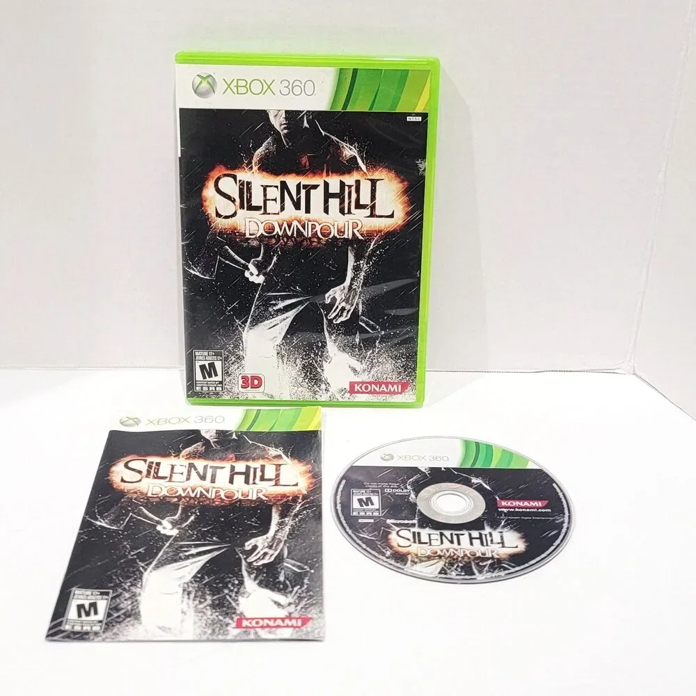 Silent Hill Downpour (Xbox 360, 2012) Complete CIB Manual Case Video Game